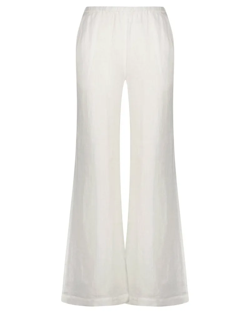 hemisphere Damen Leinenhose RANDY Weiss
