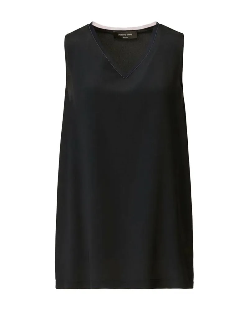 Fabiana Filippi Damen Blusentop mit Seide Marine