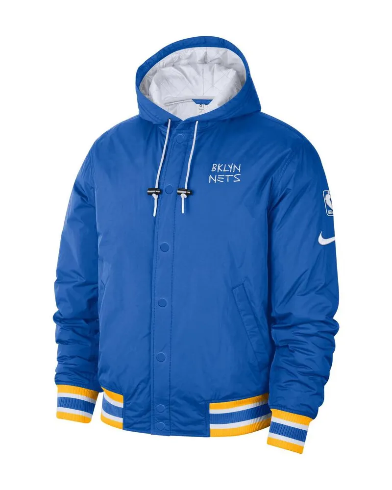 Nike Herren Blouson NBA BROOKLYN NETS COURTSIDE CITY EDITION Royalblau