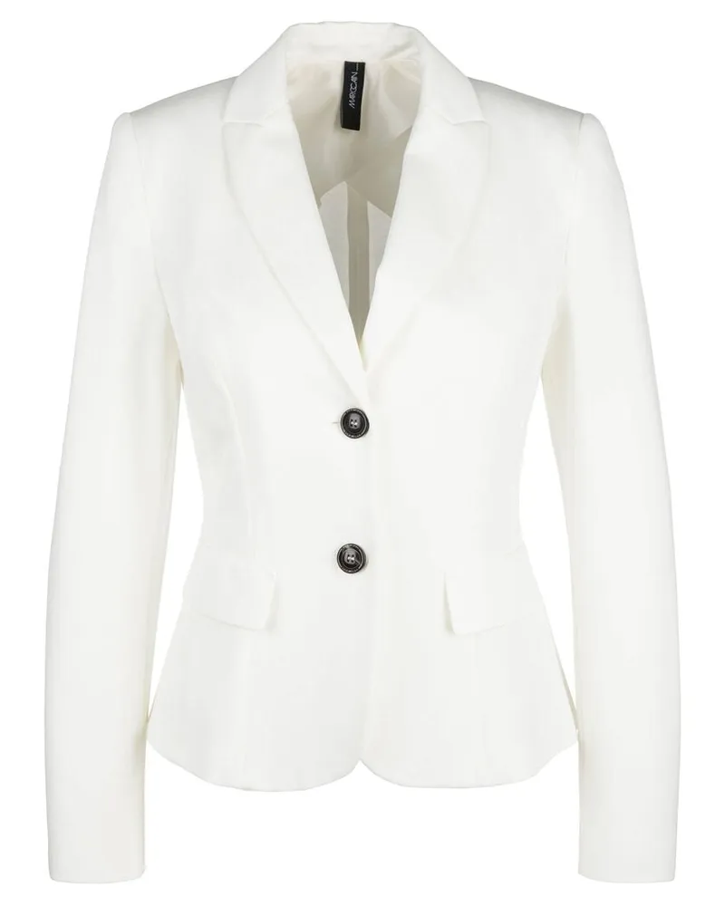 Marc Cain Damen Blazer aus feinem Jersey Offwhite