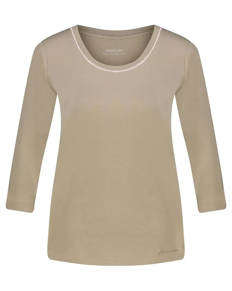 Marc Cain Damen T-Shirt Khaki