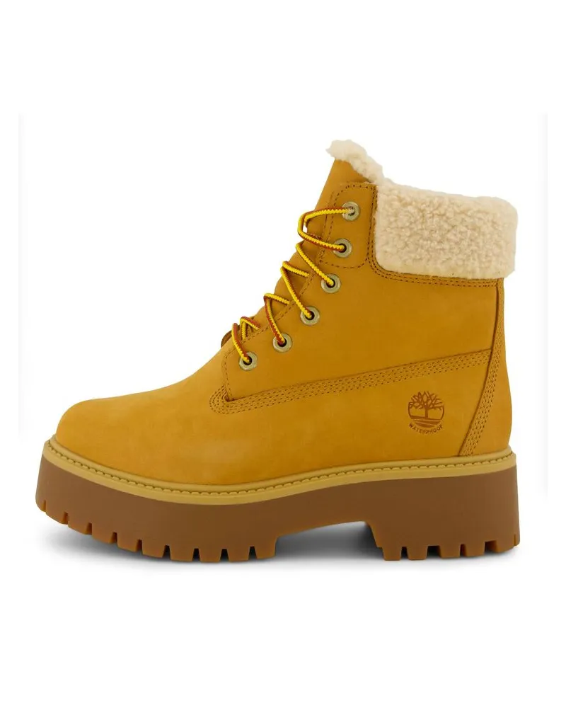 Timberland Damen Stiefeletten STONE STREET 6 INCH LACE UP WATERPROOF BOOT Regular Fit aus Leder Weizen