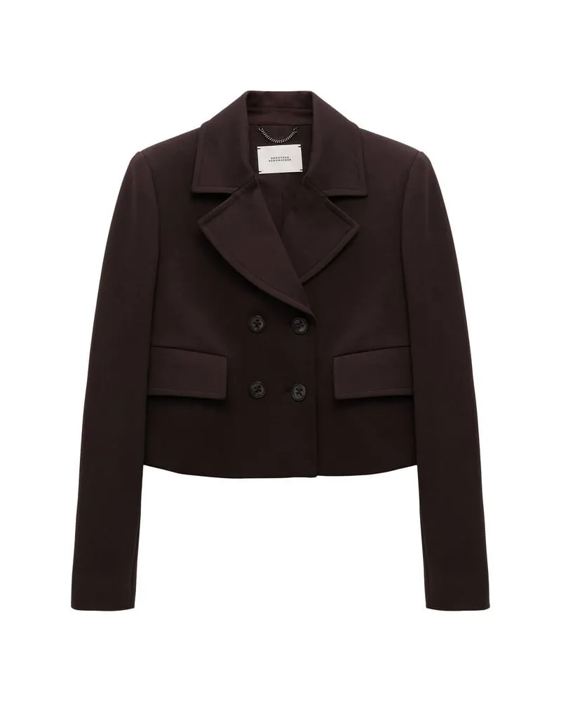 Dorothee Schumacher Damen Hemdjacke EMOTIONAL ESSENCE Dunkelbraun