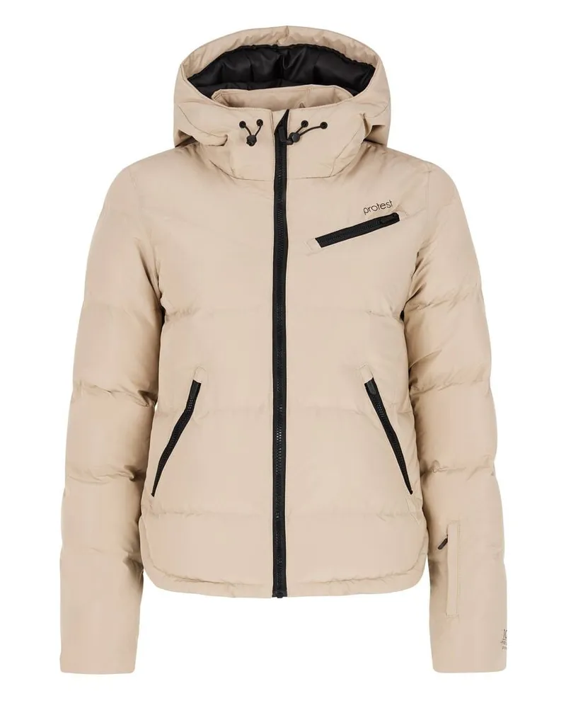 Protest Damen Skijacke PRTLUCID Slim Fit Beige