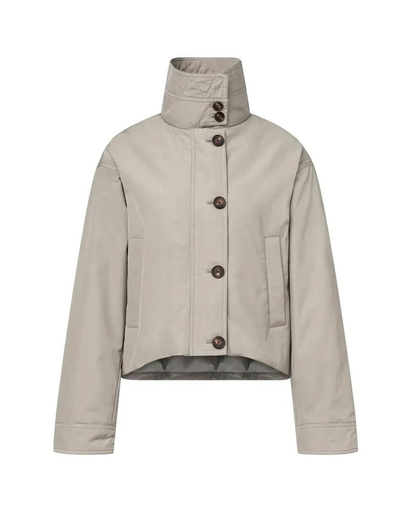 windsor. Damen Jacke mit Stehkragen Taupe