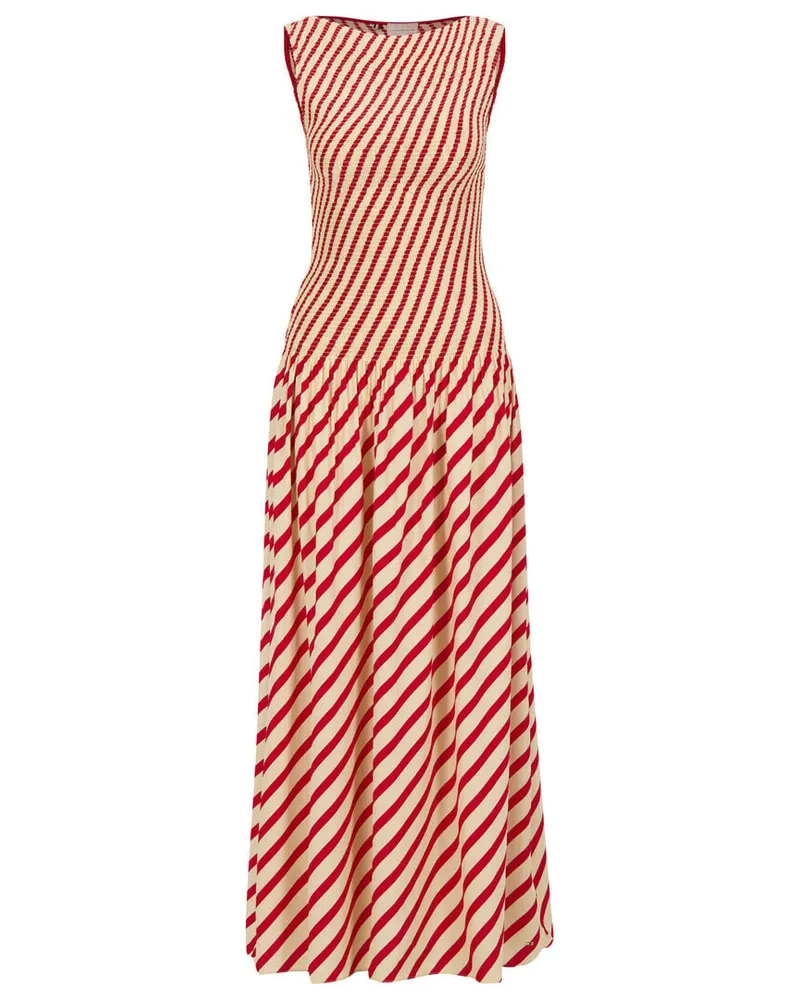 Tommy Hilfiger Damen Kleid TH X SRG FLUID Rot