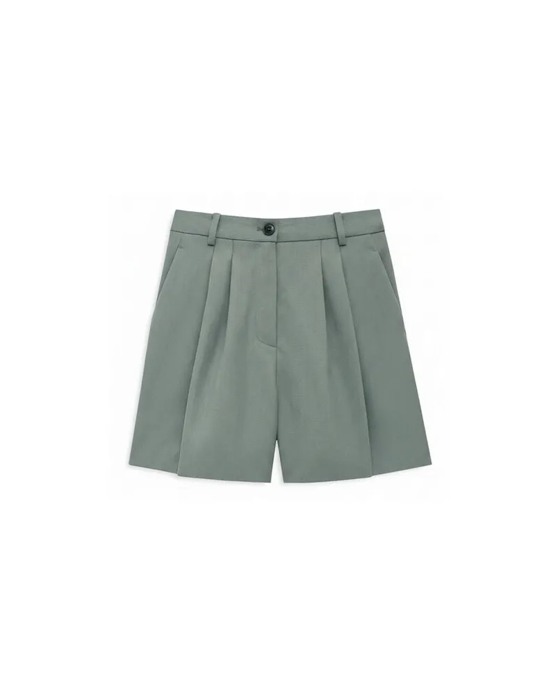 Anine Bing Damen Shorts BRICE Oliv