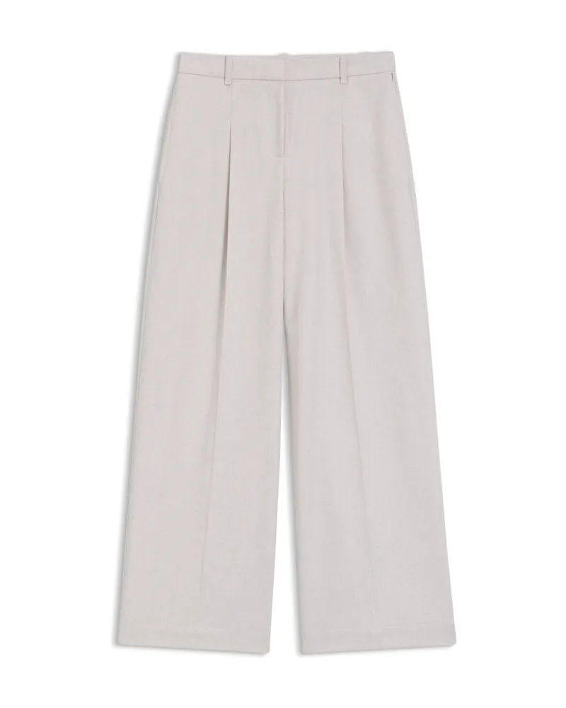 HUGO BOSS Damen Marlenehose mit Recycling-Wolle TIANA4 Offwhite