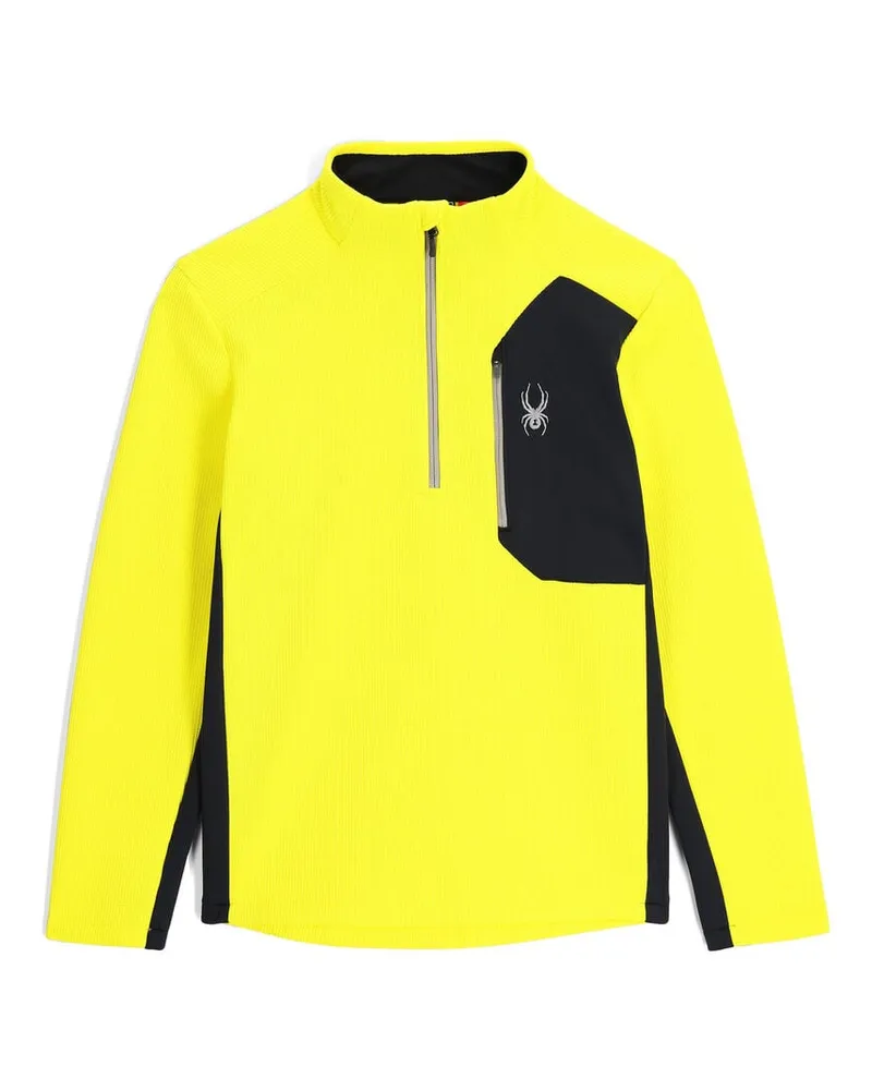 Spyder Herren Fleecepullover BANDIT Regular Fit Neongelb