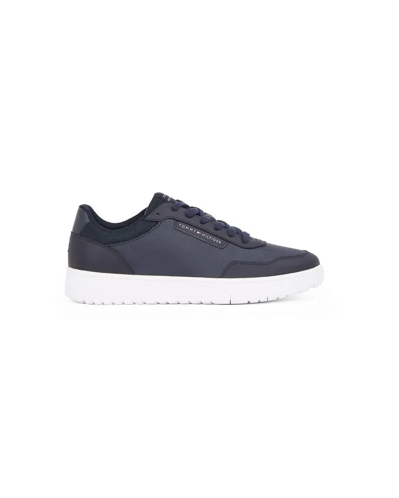Tommy Hilfiger Herren Sneaker aus Leder Marine