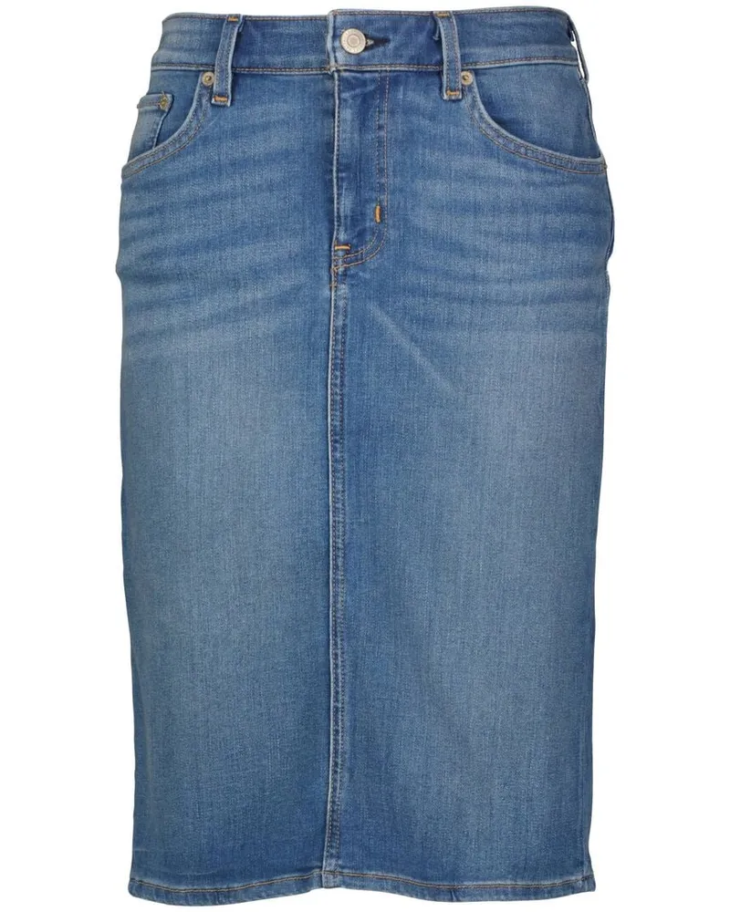 Ralph Lauren Damen Jeansrock Stoned