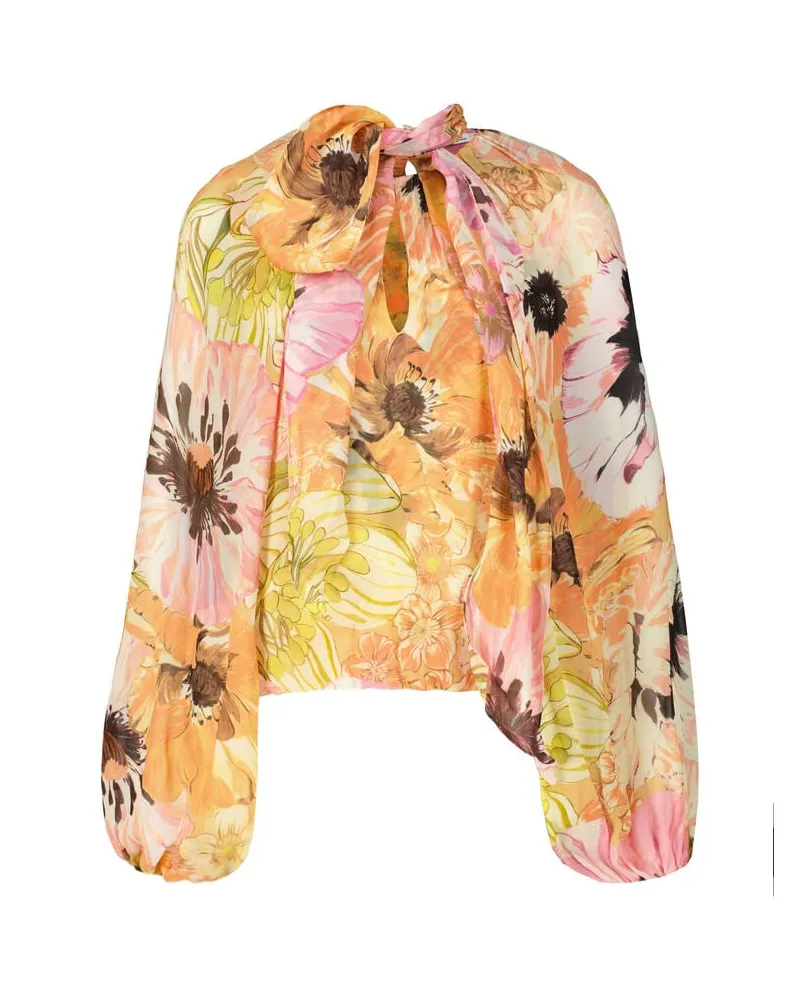 Dorothee Schumacher Damen Bluse FLORAL DREAM Orange