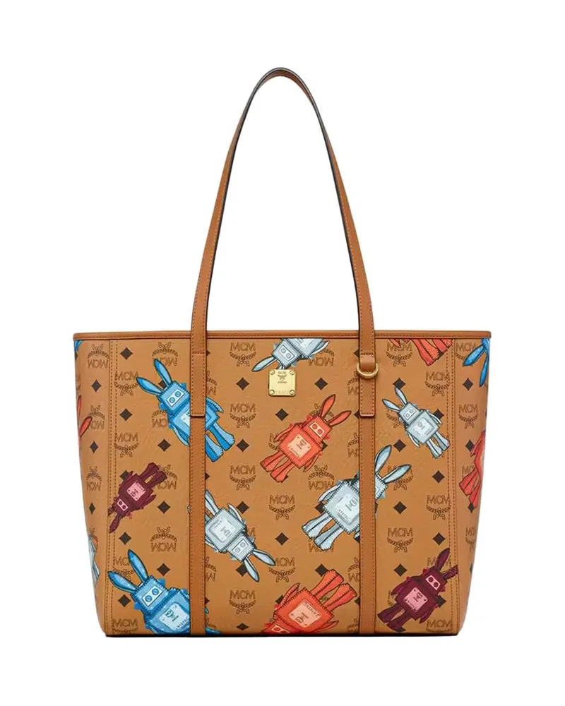 MCM Shopper TONI Medium Cognac