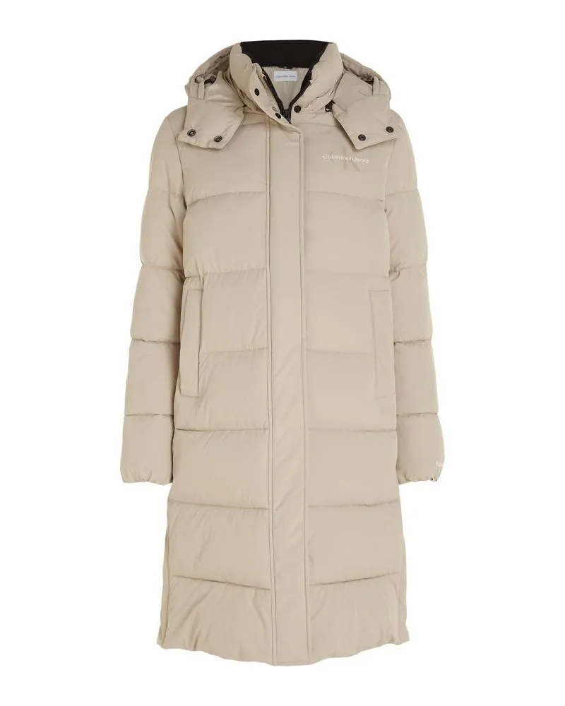 Calvin Klein Damen Steppmantel Taupe