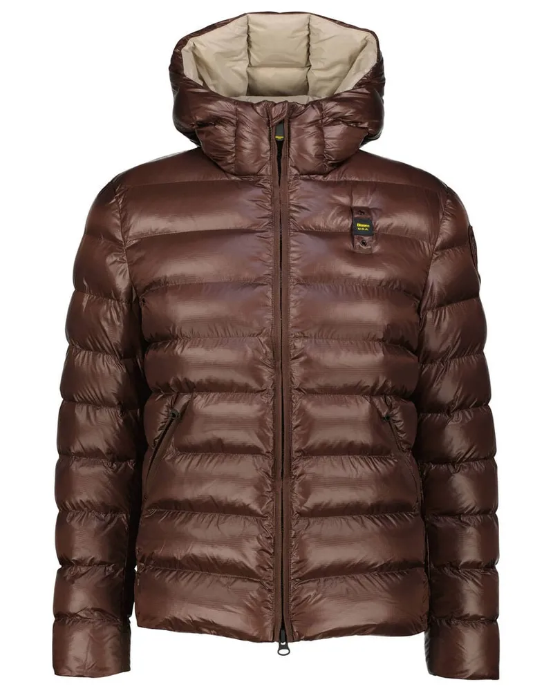 Blauer Herren Steppjacke ADAMS Braun