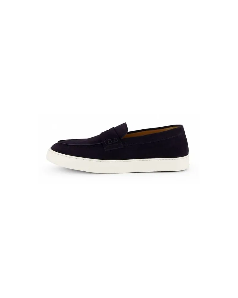Doucal´s Herren Slip on Mokassin Marine