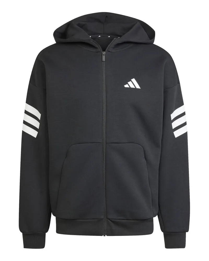 adidas Herren Sweatjacke FUTURE ICONS 3 Schwarz