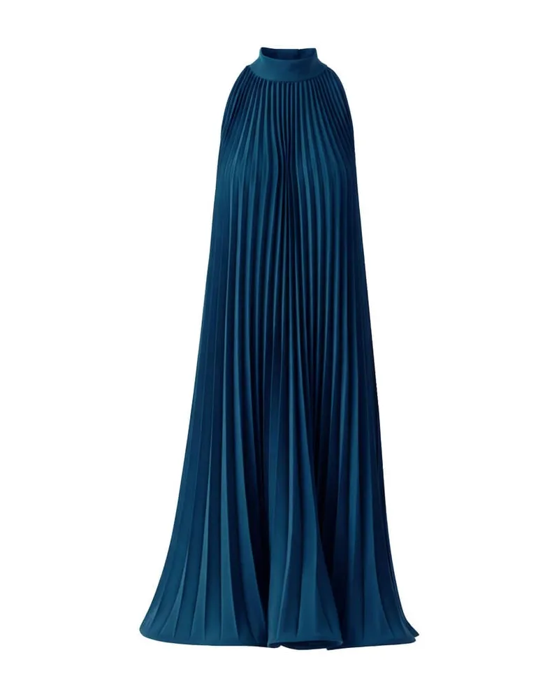 Akris Damen Kleid in A-Linie Marine