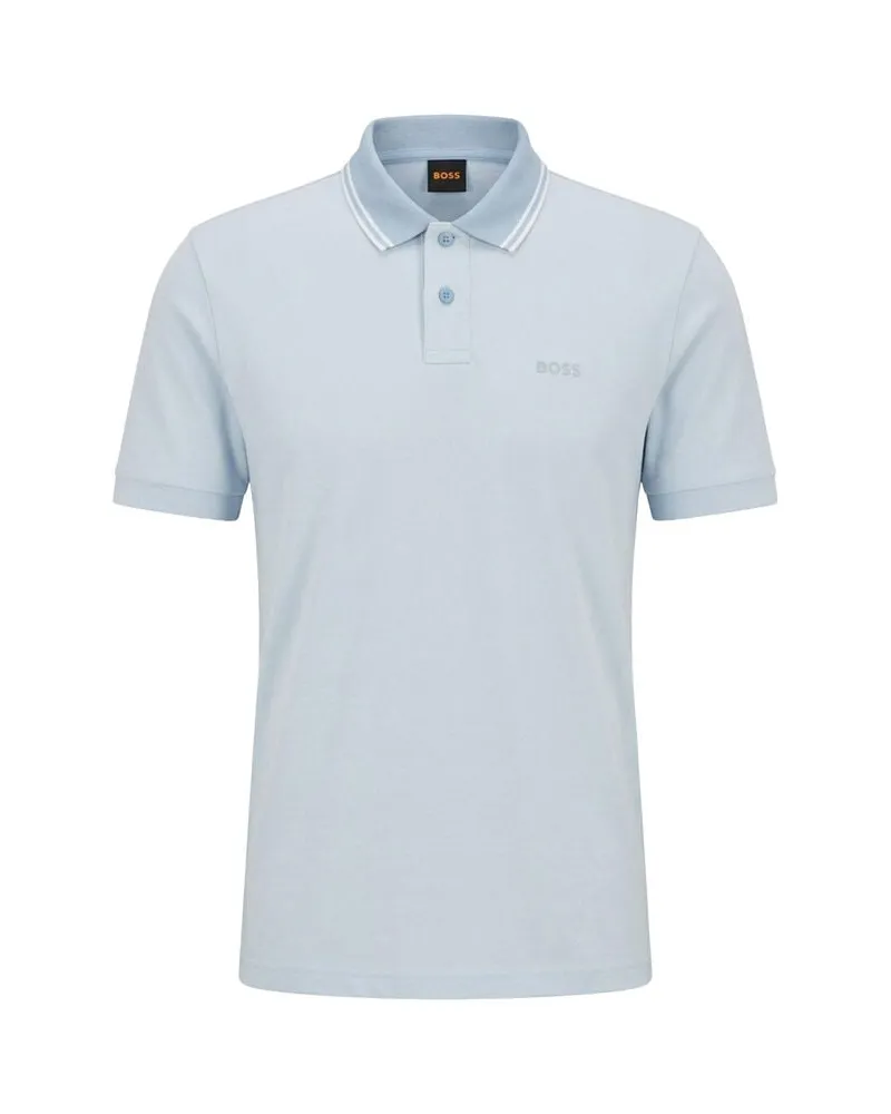 HUGO BOSS Herren Poloshirt PEOXFORDNEW Blau