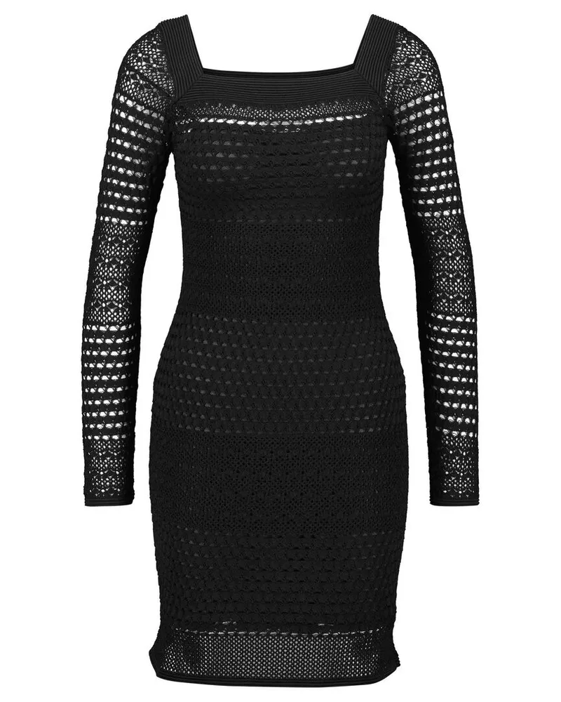 Tom Ford Damen Strickkleid aus Viskosemix Schwarz