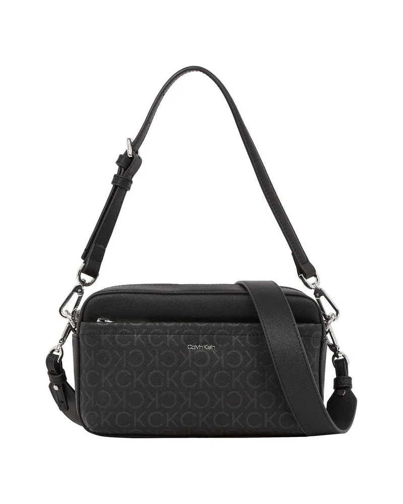Calvin Klein Damen Umhängetasche CK MUST CONV CAMERA BAG_MONO Schwarz
