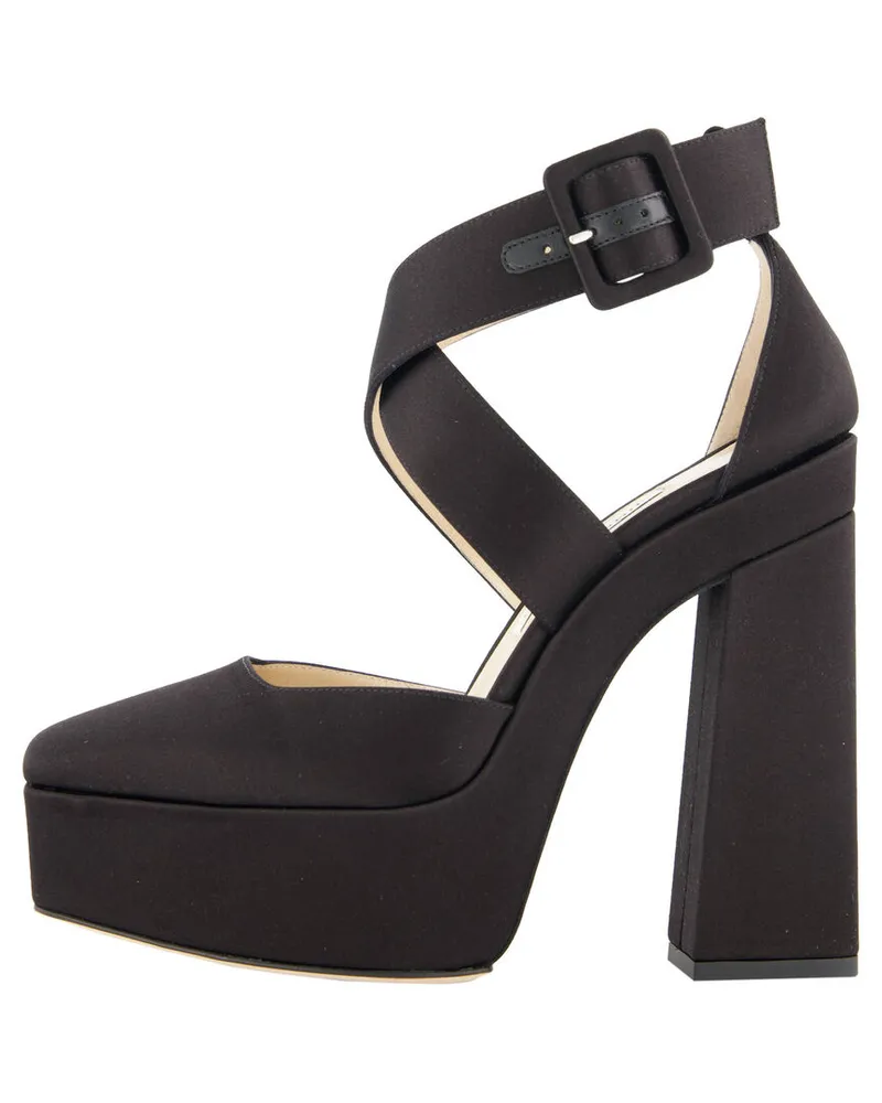 Jimmy Choo Damen Plateau-Pumps GIAN 140 Schwarz
