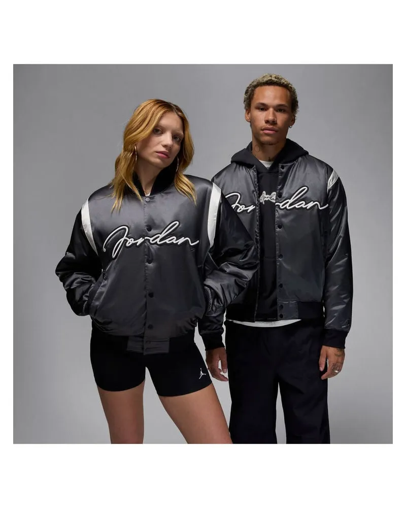 Jordan College-Jacke MVP VARSITY Schwarz