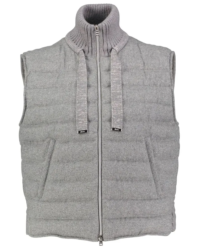 Herno Damen Daunenweste LUCENT CASHMERE Anthrazit