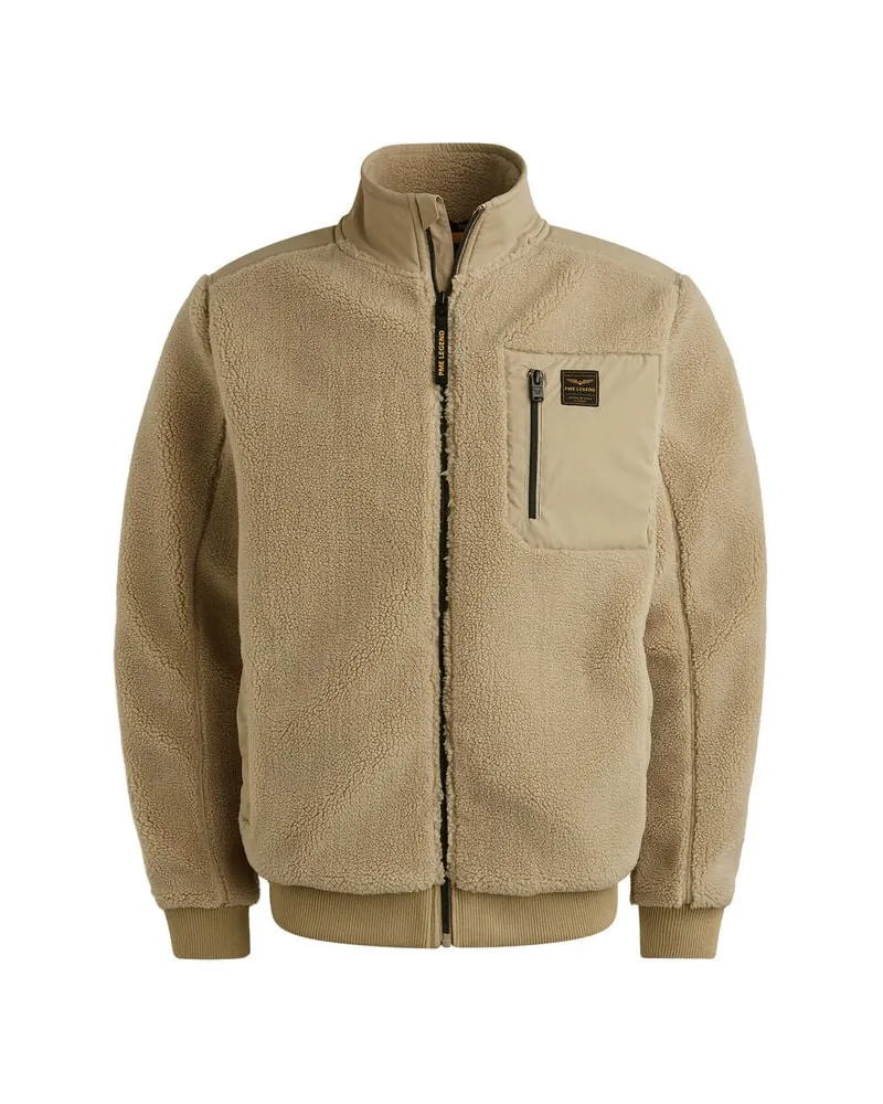 PME Legend Herren Hybridjacke mit Brusttasche Taupe