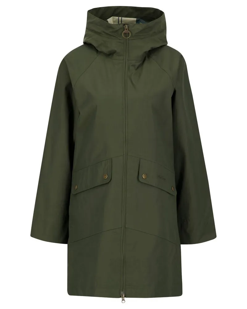 Barbour Damen Kapuzenjacke HERON WATERPROOF Oliv