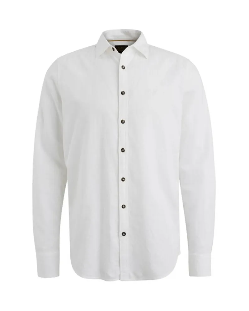 PME Legend Herren Hemd aus Cord Offwhite