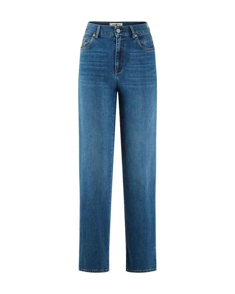 Riani Damen Jeans Straight Fit Stoned
