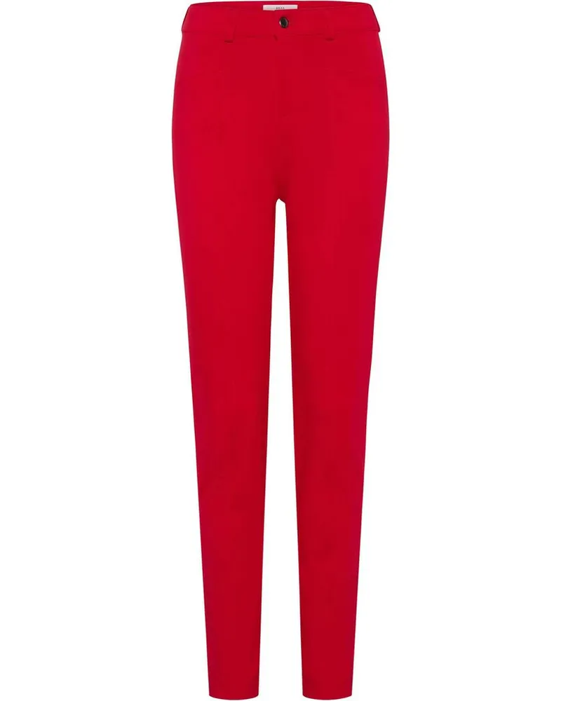 Brax Damen Jerseyhose SHAKIRA Skinny Fit verkürzt Rot