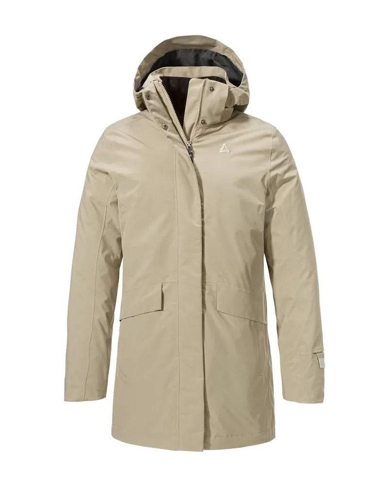 Schöffel Damen Parka 3IN1 BROKOL Beige