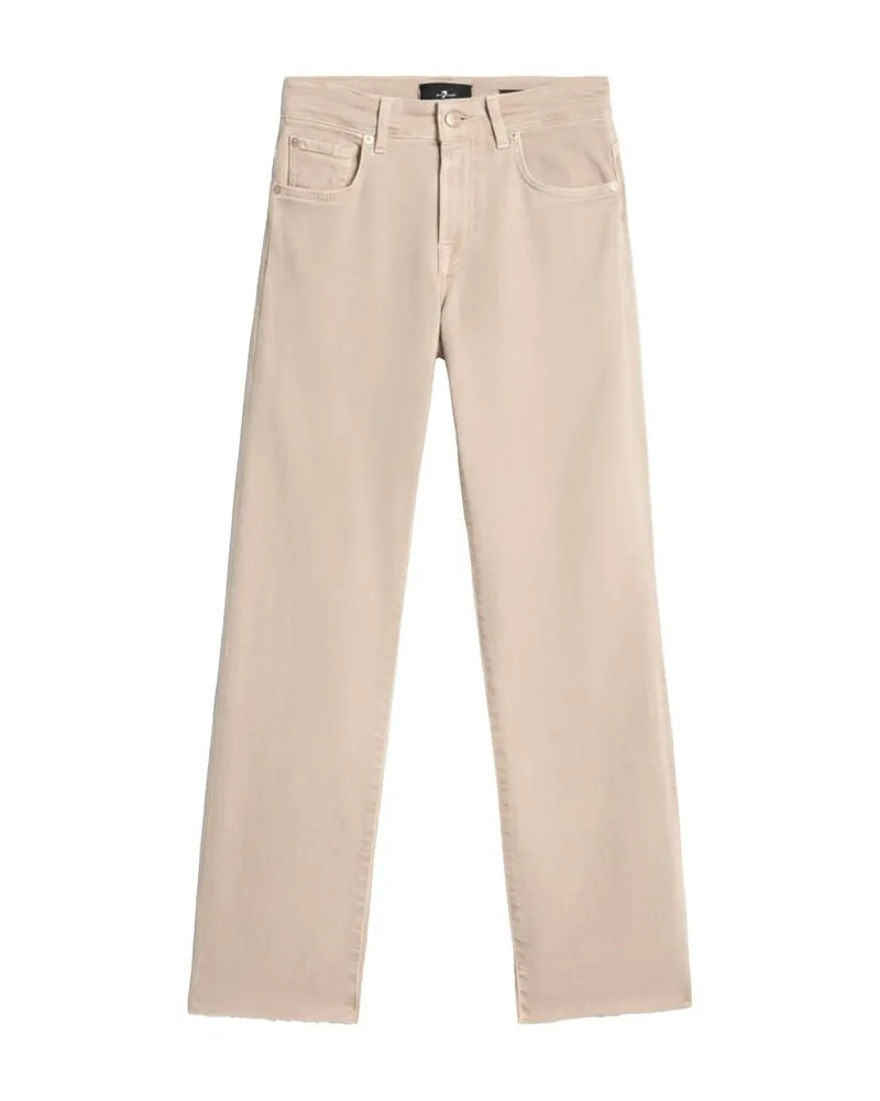 7 for all mankind Damen Jeans CALIE Straight Ankle Fit Sand