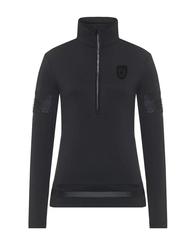Picture Damen Pullover KIKI First Layer Slim Fit mit Stretch-Anteil Schwarz