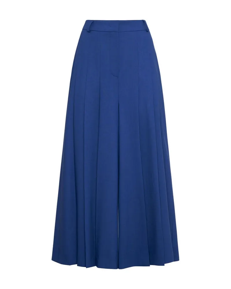 Maison Common Damen Hosenrock mit Wolle Blau