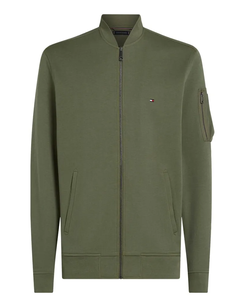 Tommy Hilfiger Herren Sweatjacke Oliv