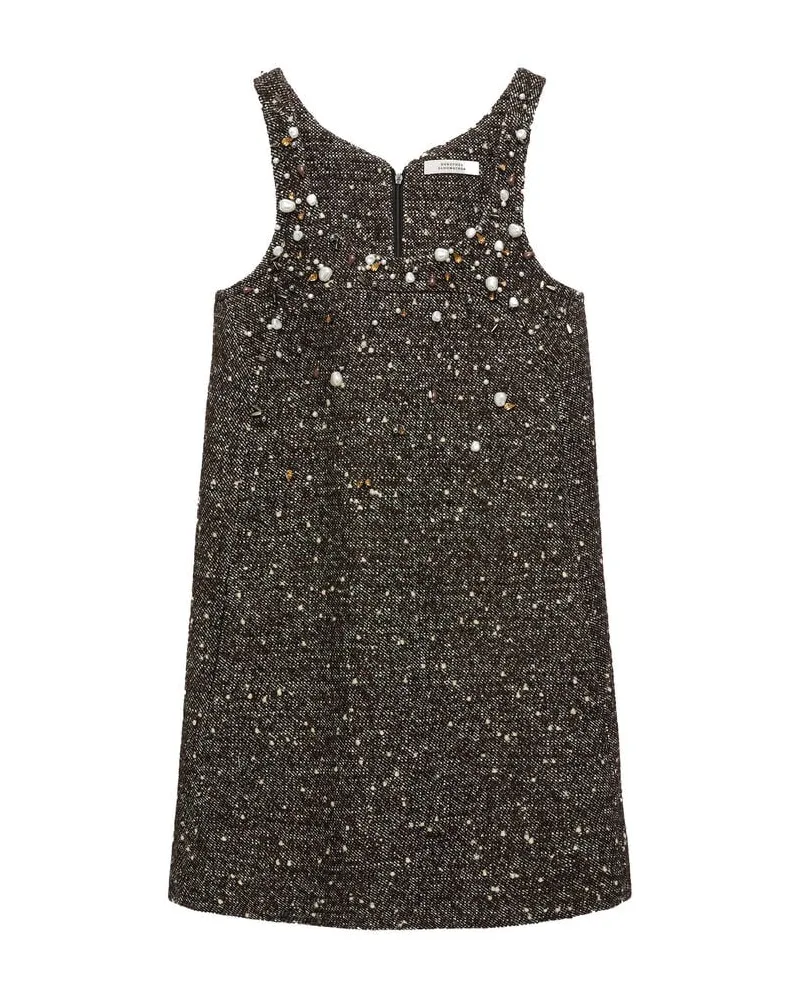 Dorothee Schumacher Damen Tweedkleid COZY ATTRACTION DRESS Braun