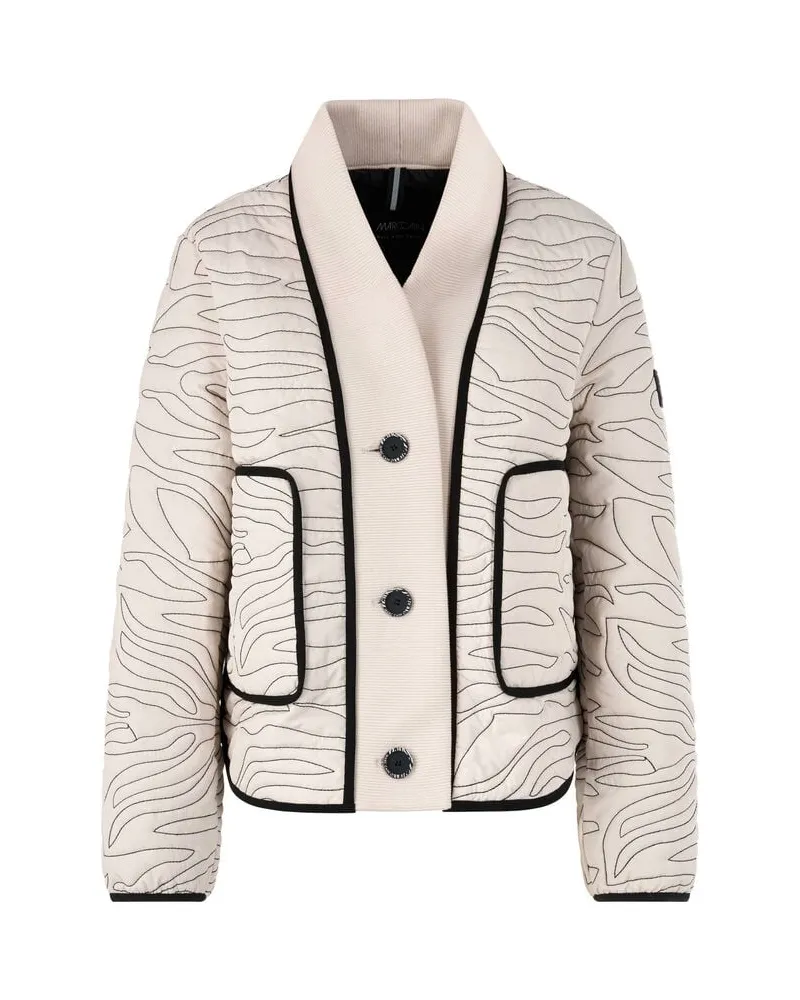 Marc Cain Damen Jacke mit Schalkragen Sand