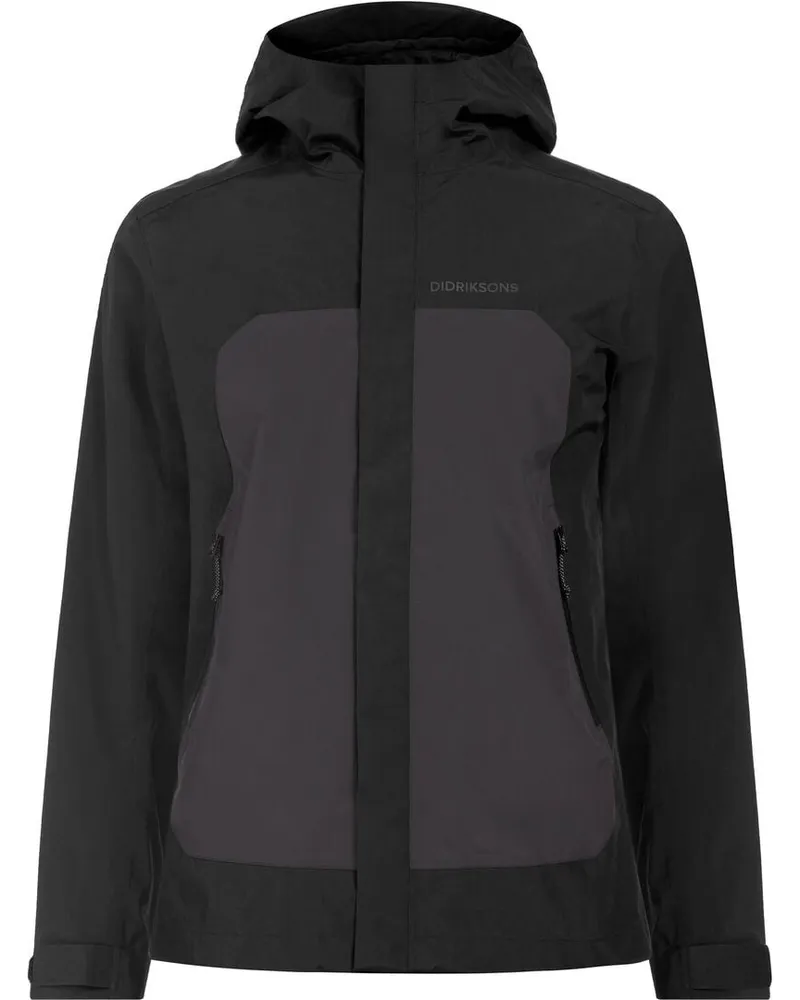 Didriksons 1913 Herren Regenjacke GRIT 3 Schwarz