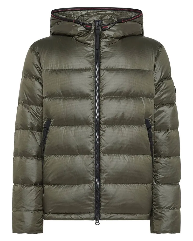 Peuterey Herren Daunenjacke mit Kapuze HONOVA NR 02 Oliv