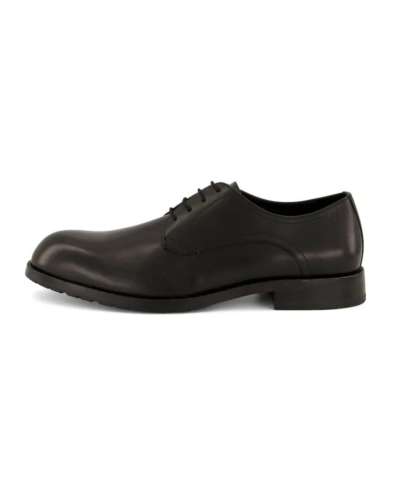 HUGO BOSS Herren Schnürschuhe TAYIL-L_DERB_BUW Schwarz