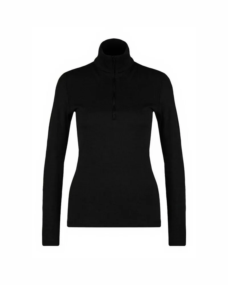 Icebreaker Damen Longsleeve aus Merinowolle 260 TECH Slim Fit Marine