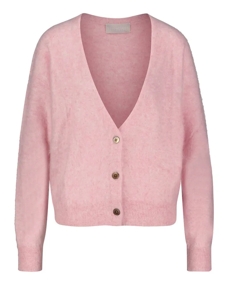 hemisphere Damen Strickjacke aus Kaschmir Rose