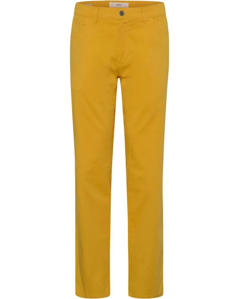 Brax Herren Hose STYLE.CADIZ U Straight Fit Hellgelb