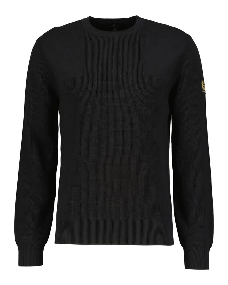 Belstaff Herren Strickpullover COMMANDER Schwarz