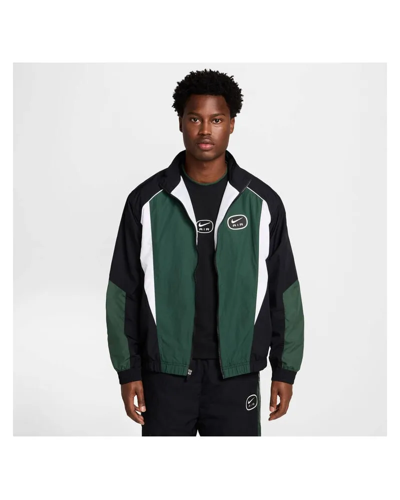 Nike Herren Jacke AIR WOVEN TRACK TOP Schwarz