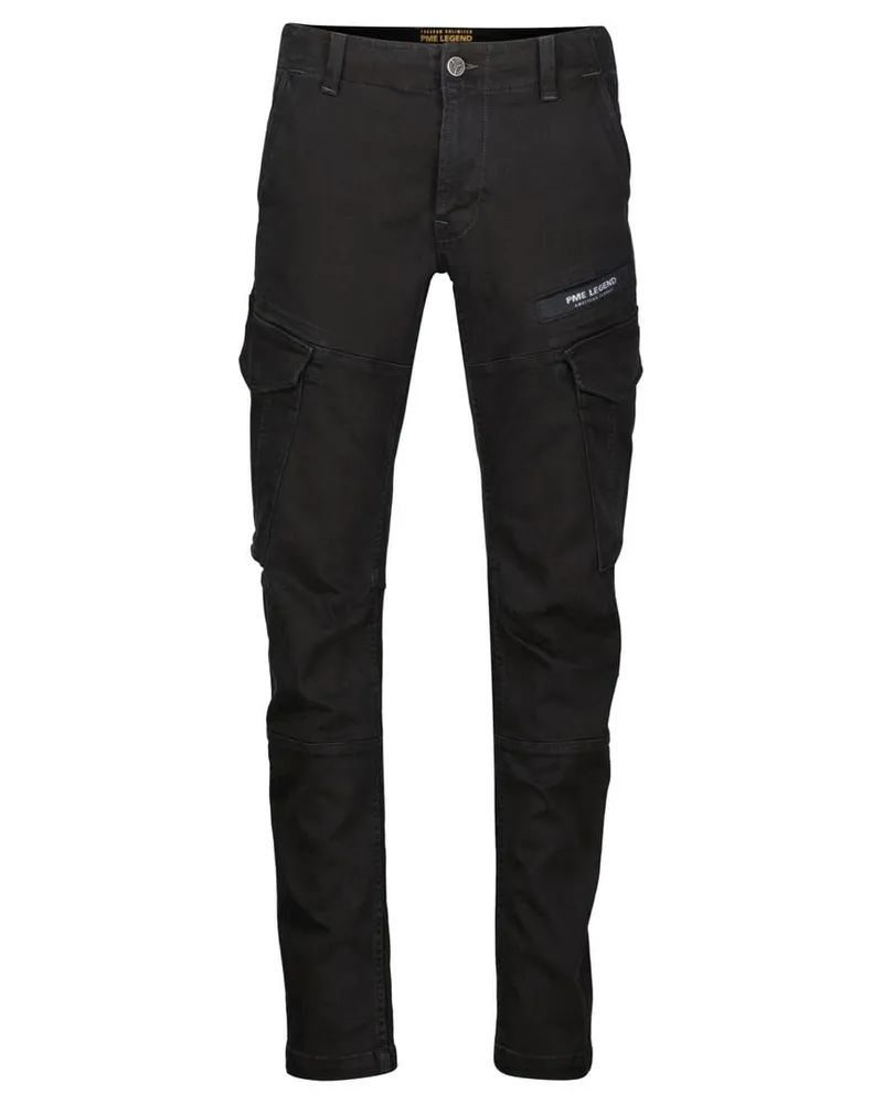 PME Legend Herren Cargohose NORDROP Tapered Fit Schwarz
