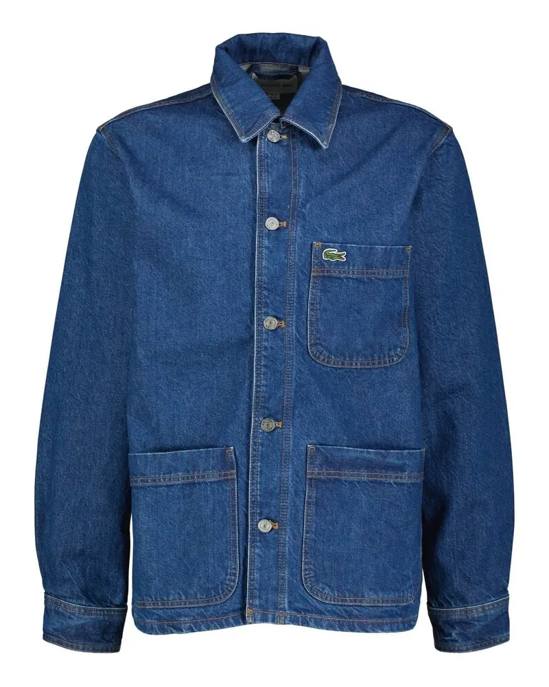 Lacoste Herren Hemd aus Denim Denim